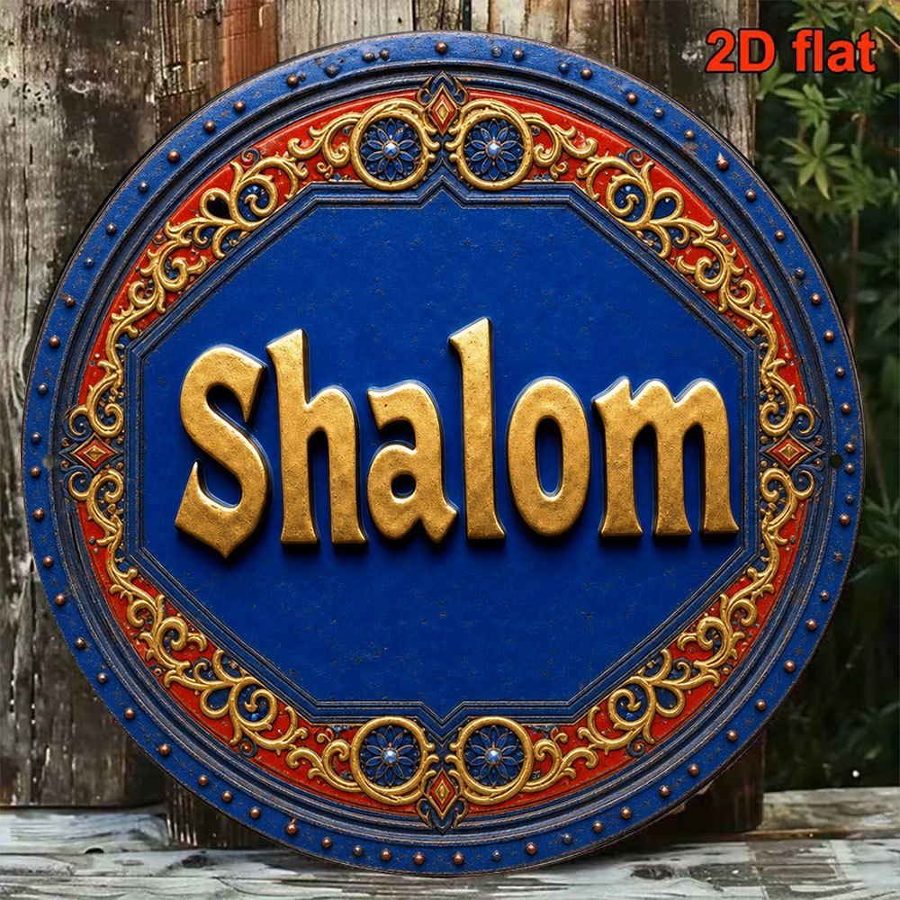 Home Decor - CIFBUY Retro Aluminiowy Znak Ścienny Wodoodporny