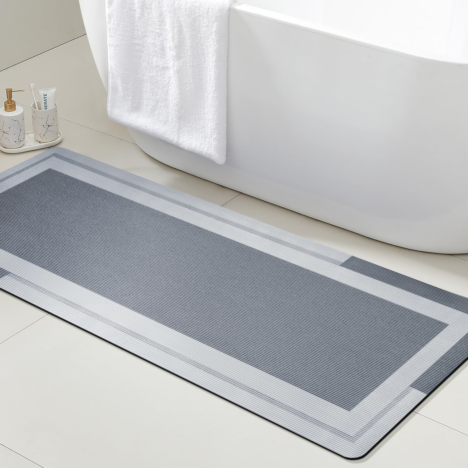Dywanik łazienkowy VIKAMA z an – Quick Dry Diatomite Bath Mat recenzja i cena