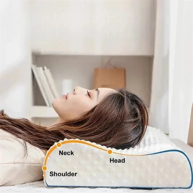 Wysokiej jakości ergonomiczna  – Memory Foam Orthopedic Pillow Neck Pain recenzja i cena