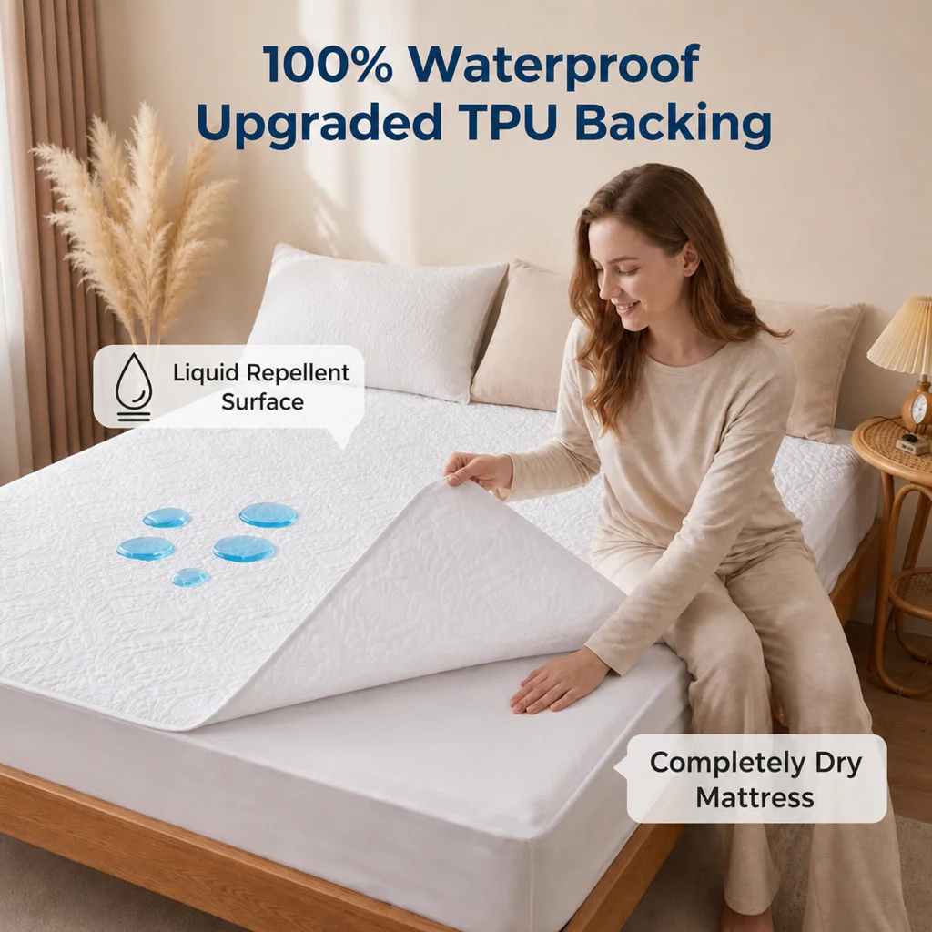 1 sztuka – wielokolorowa, elas – Waterproof Mattress Protector Breathable recenzja i cena