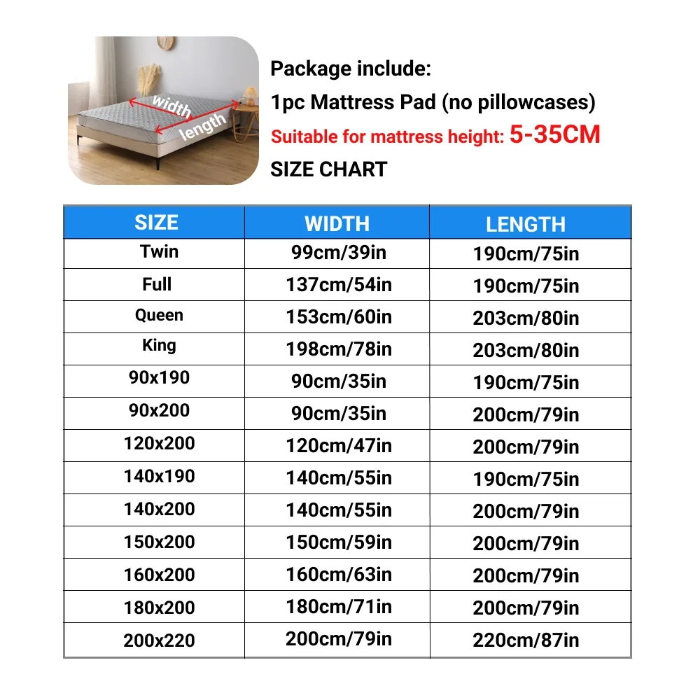 1 sztuka – wielokolorowa, elas – Waterproof Mattress Protector Breathable recenzja i cena
